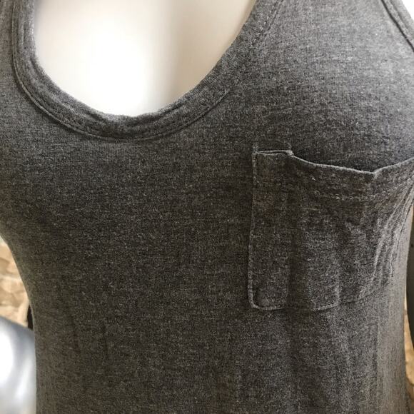 T by Alexander Wang Gray Rayon Soft Tank Top with Pocket Women’s Size XS - Picture 4 of 6